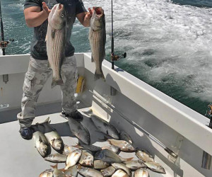 Stripers and Porgy fishing with Southbound Charters